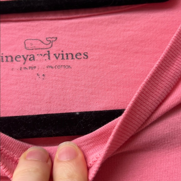 Vineyard Vines Short Sleeve Pink Tee - Picture 3 of 5